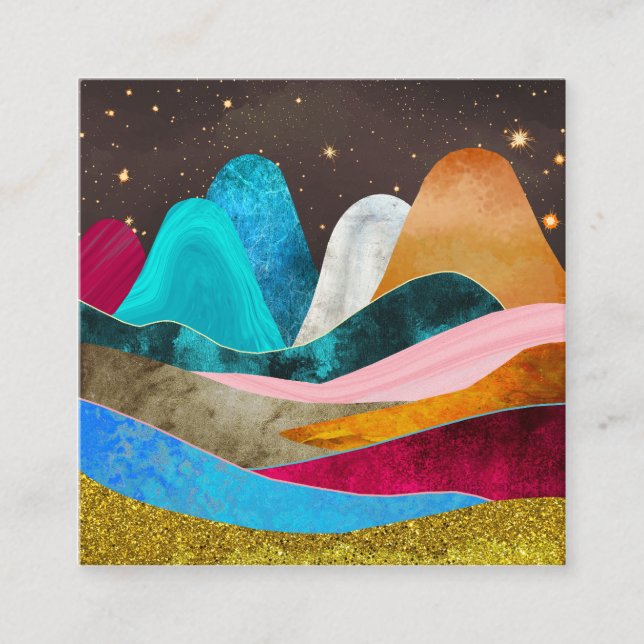 Space Mountains Enclosure Card (Front)