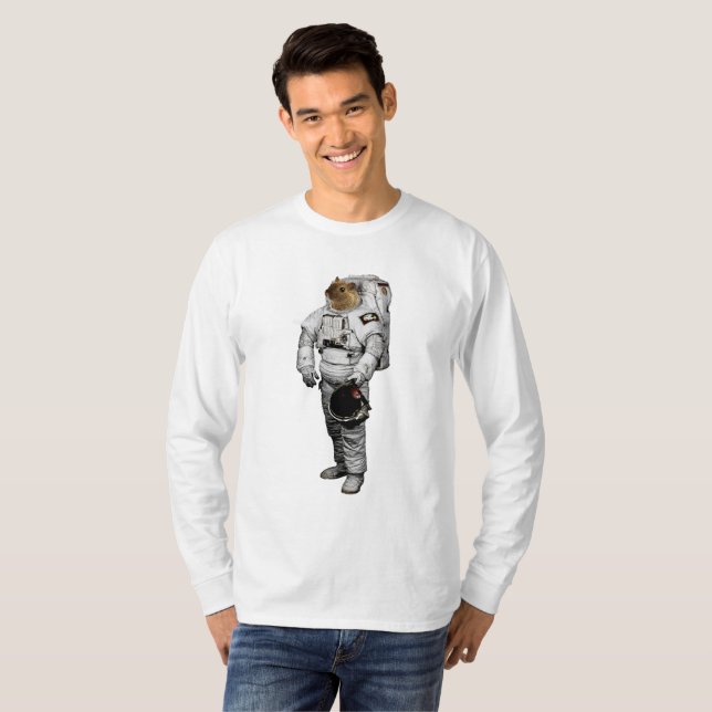 Space Mouse Long Sleeve T-Shirt (Front Full)