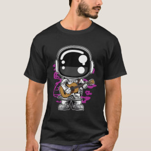 Space Music Moonwalker Guitar T-Shirt