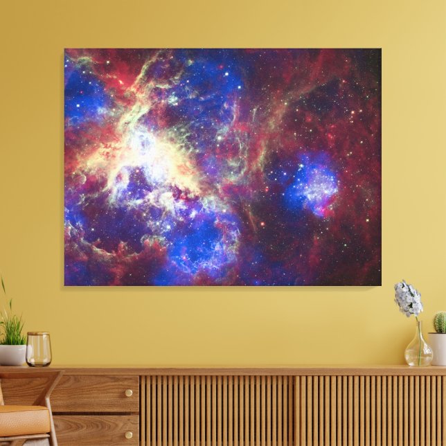 space nebula canvas print (Insitu(LivingRoom))