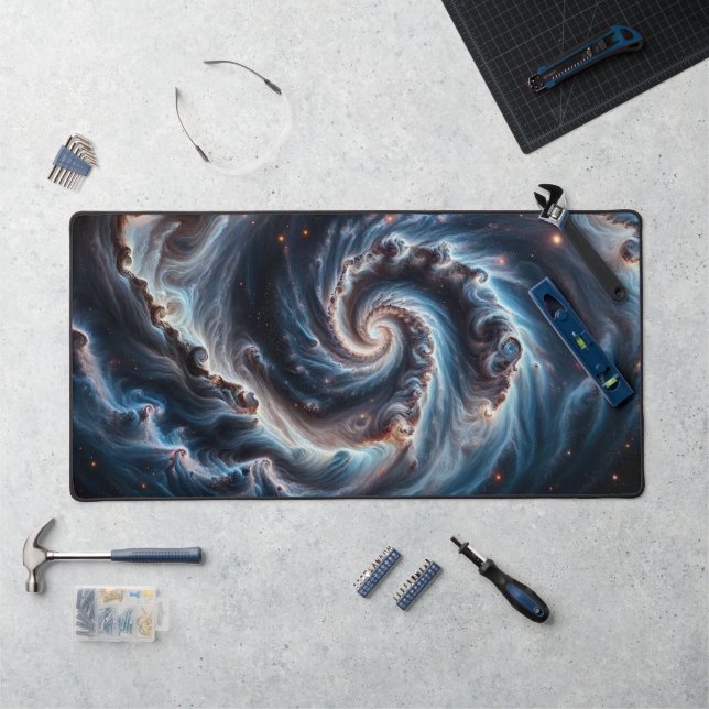 Space Nebula - Spiral Desk Mat (Workstation)