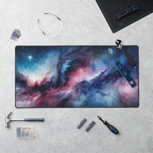 Space Nebulae Desk Mat (Workstation)