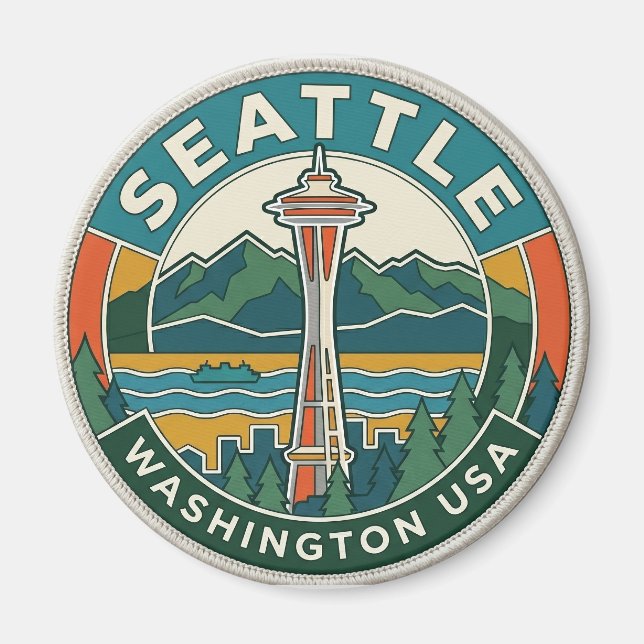 Space Needle USA Magnet (Front)