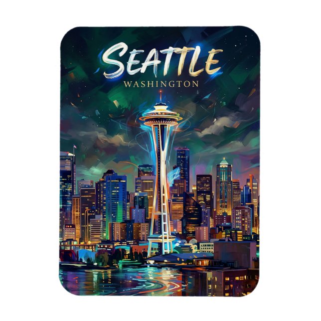 Space Needle USA Magnet (Vertical)