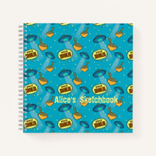Space Noodles Night Sky  Custom  Notebook