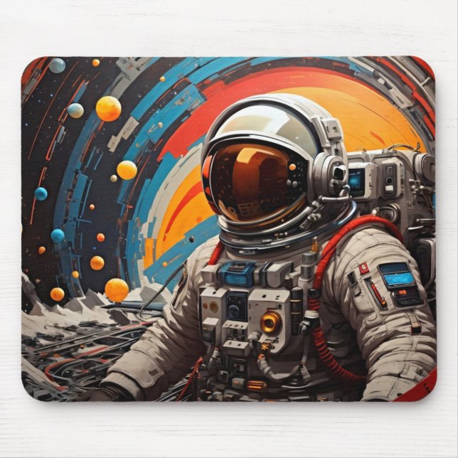 Space Odyssey - Astronaut  Mouse Pad (Front)