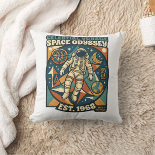 Space Odyssey – Cosmic Adventure for Space Lovers Cushion