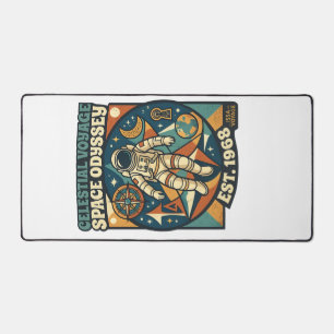 Space Odyssey – Cosmic Adventure for Space Lovers Desk Mat