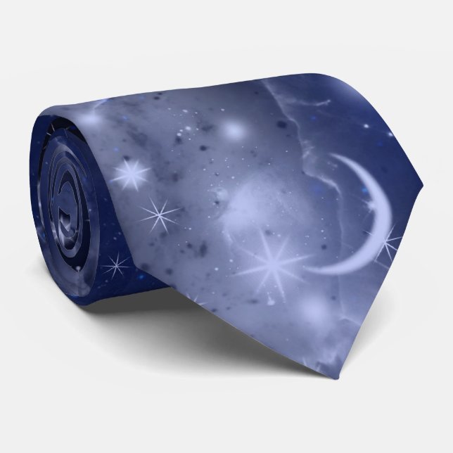 Space Odyssey Men's Tie (Rolled)