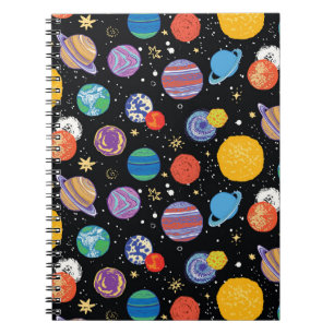 Space Odyssey: Planetary Pattern Notebook