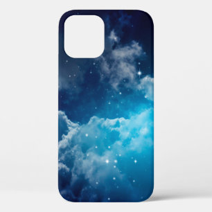 Space of night sky with cloud and starssky,night,b iPhone 12 case