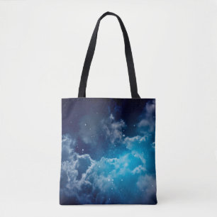 Space of night sky with cloud and starssky,night,b tote bag