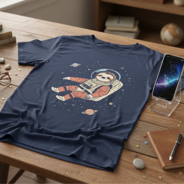 Space Out Sloth — Cute Astronaut Sloth T-Shirt (Creator Uploaded)