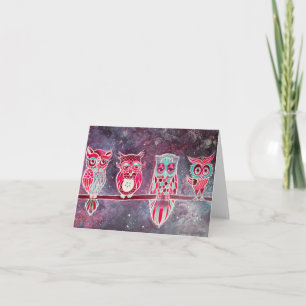 Space Owls Card