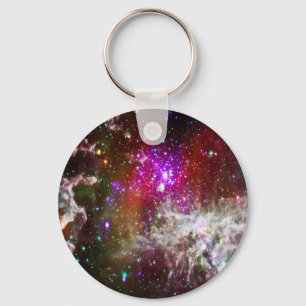 Space - Pacman Nebula Key Ring
