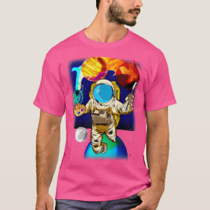 Space Painting Astronaut Artist Painter Universe G T-Shirt
