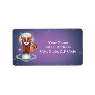 Space Panda Chippy! Label