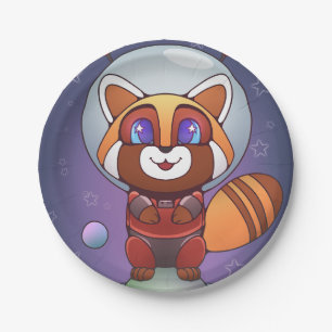 Space Panda Chippy! Paper Plate