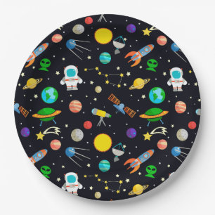 Space Paper Plate
