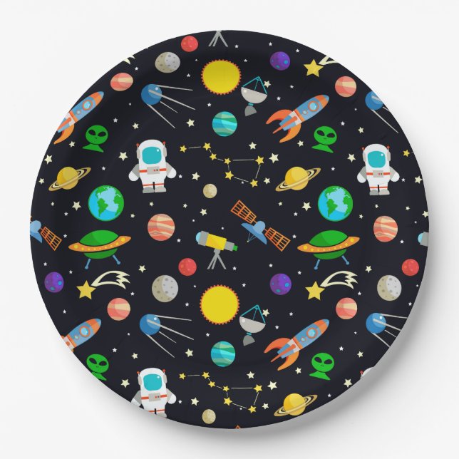 Space Paper Plate (Front)