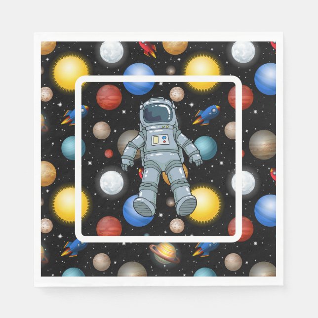 Space Party  Napkin (Front)
