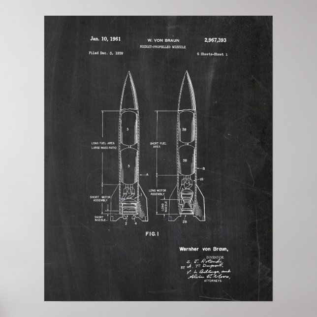 Space Patent Poster (Front)