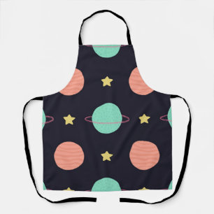 Space pattern apron