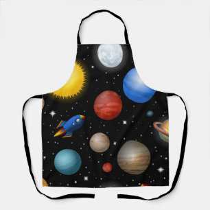 Space pattern apron