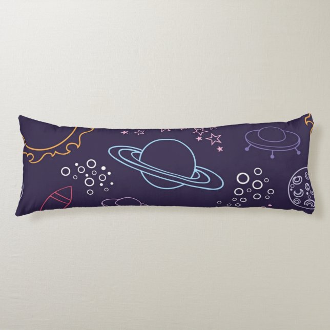 Space pattern body cushion (Front)