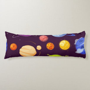 Space pattern body cushion