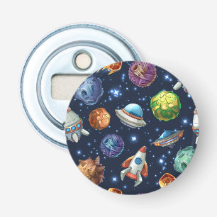 Space pattern bottle opener