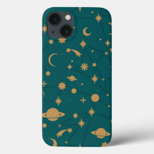 Space pattern iPhone 13 case