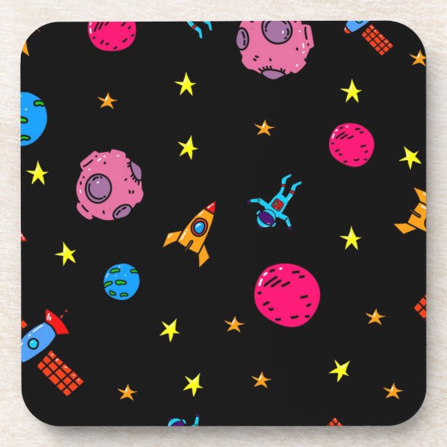 Space pattern coaster (Front)