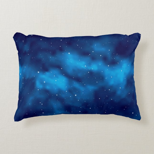 Space pattern decorative cushion (Front)