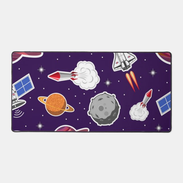 Space pattern desk mat (Front)