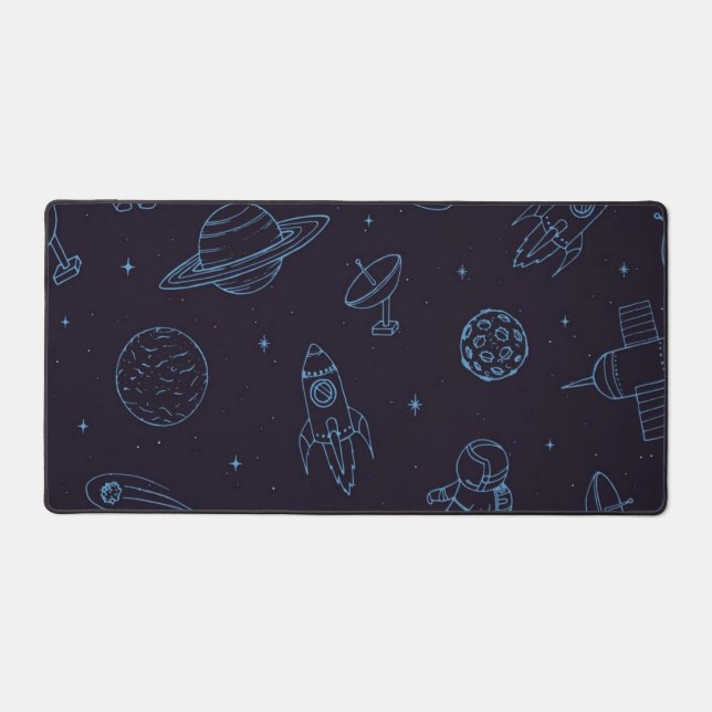 Space pattern desk mat (Front)