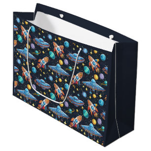 Space Pattern Gift Bag