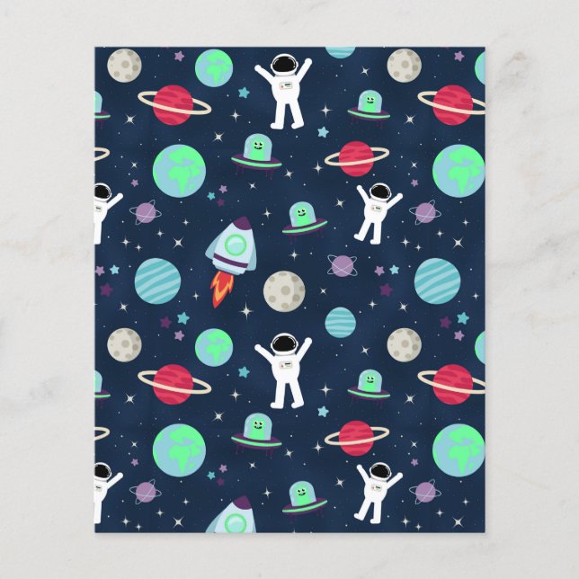 Space Pattern illustration (Front)