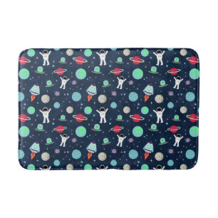 Space Pattern illustration Bath Mat