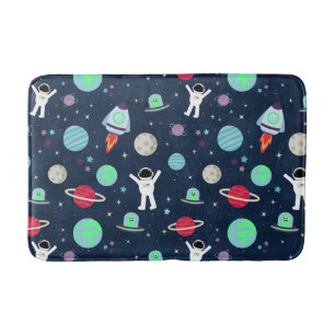 Space Pattern illustration Bath Mat