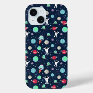 Space Pattern illustration iPhone 15 Case
