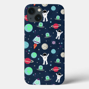 Space Pattern illustration iPhone 13 Case