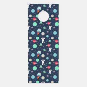 Space Pattern illustration Door Hanger