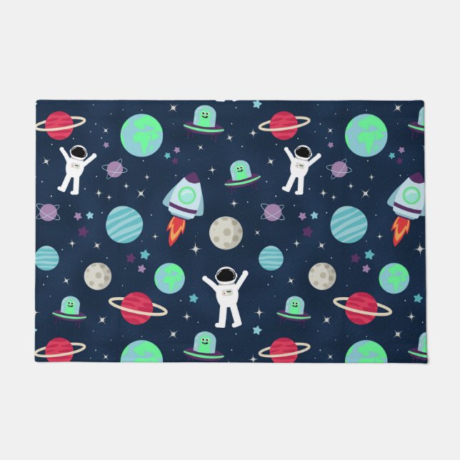 Space Pattern illustration Doormat (Front)