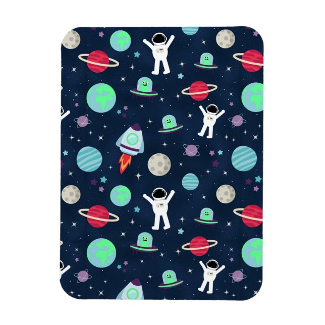 Space Pattern illustration Magnet (Vertical)