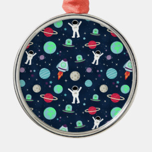 Space Pattern illustration Metal Tree Decoration