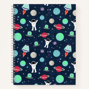 Space Pattern illustration Notebook