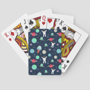 Space Pattern illustration Playing Cards