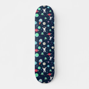Space Pattern illustration Skateboard