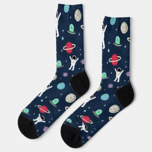Space Pattern illustration Socks